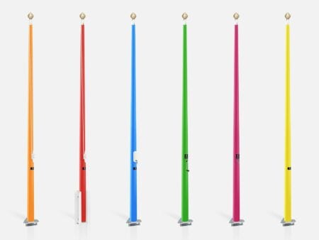 Flaggstang i glassfiber Colourline