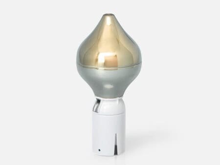 Flaggstangkule messing løkformet