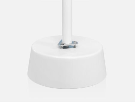 Mobilt fundament i hvit glassfiber (uten betong)