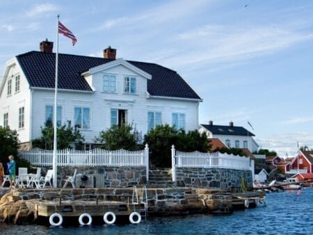 Flaggstang i glassfiber til eksisterende stativ