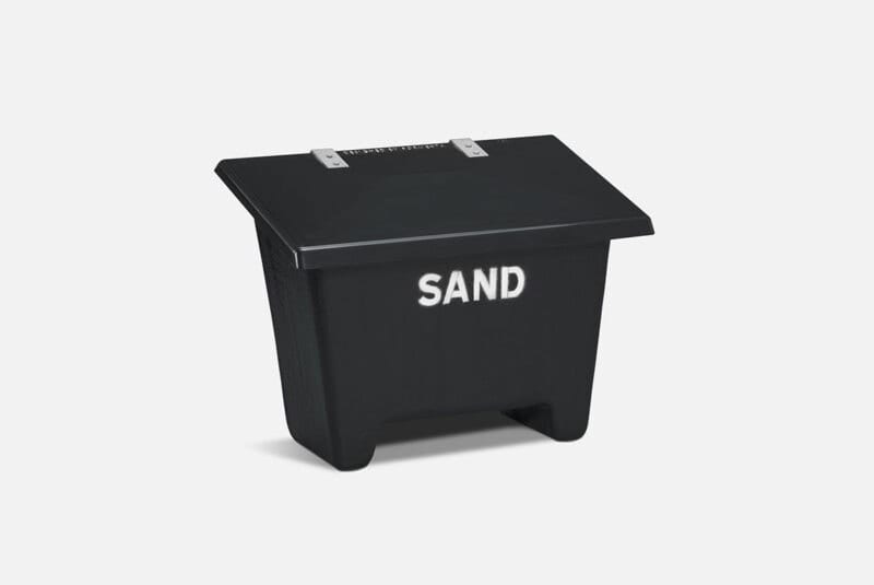 Strøkasse, sandkasse, 130l, antracit