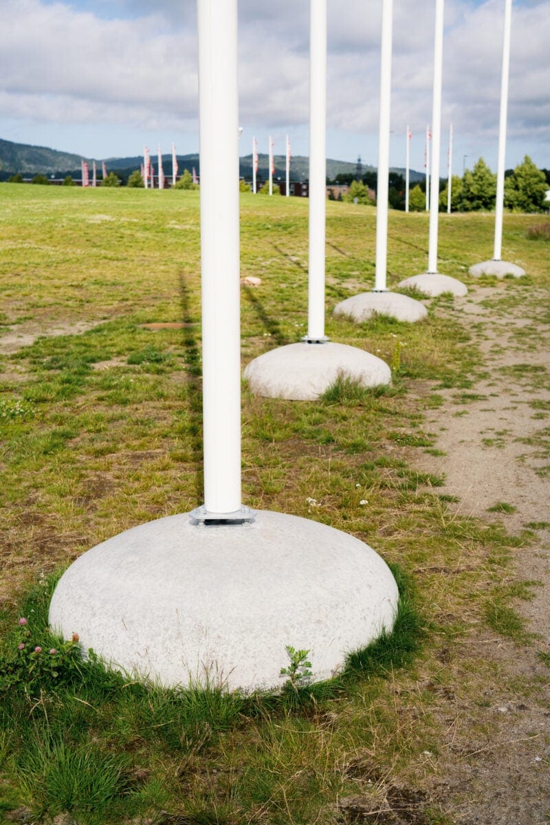 Mobilt betongfundament