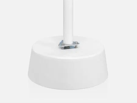 Mobilt fundament i hvit glassfiber (uten betong)