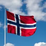 Norsk flagg - 300cm til 9m flaggstang